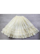 Wang Yan and Summer Embroidered Cotton Rose Lace Underskirt(4 Colours/Full Payment Without Shipping)